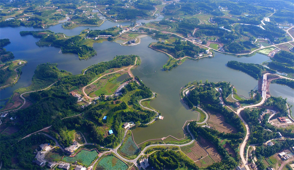 河湖公園建設(shè)試點(diǎn)-南部縣八爾湖