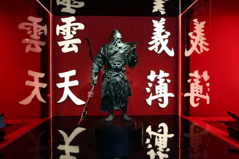 雕塑作品-乾坤正氣： 關(guān)云長。成都武侯祠博物館供圖